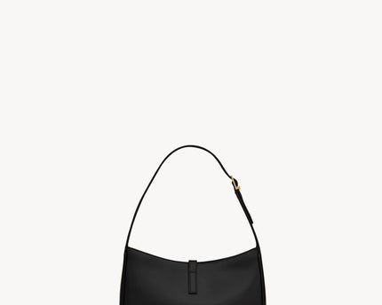 LE 5 À 7 EN CUIR LISSE  - YSL - Noir