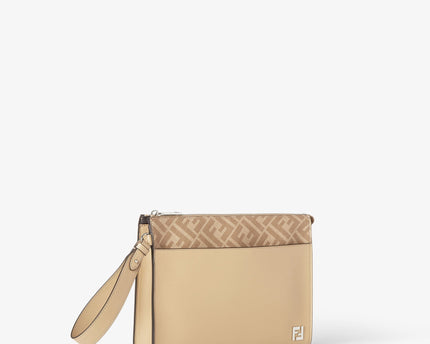 Pochette Squared FF - Beige
