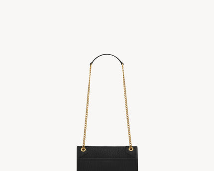 MINI NIKI EN CUIR D'AGNEAU GRAINÉ - YSL - Noir