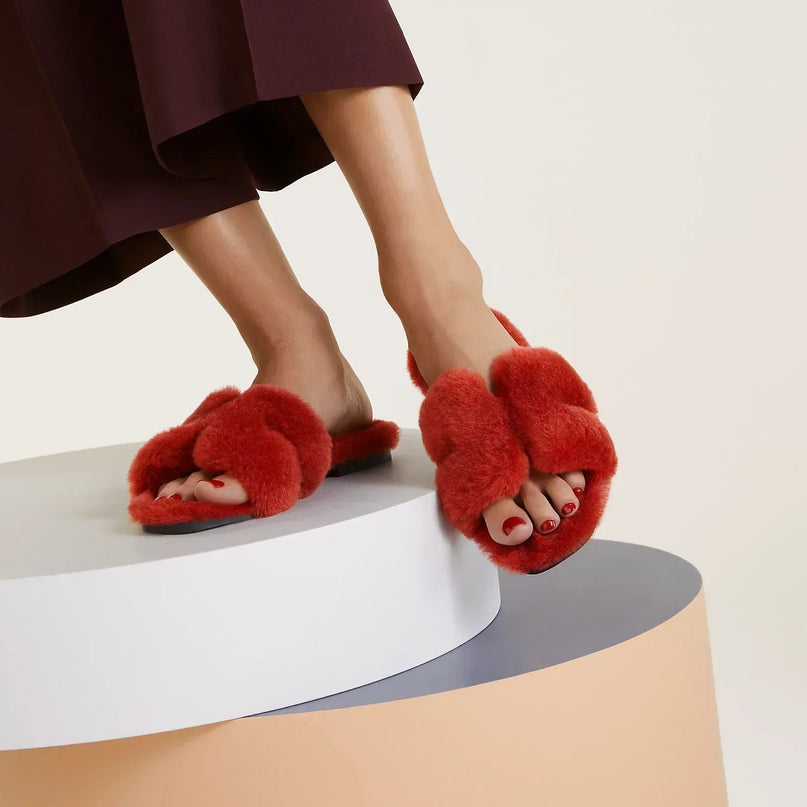 Sandales Oran - Rouge Turin - Hermes