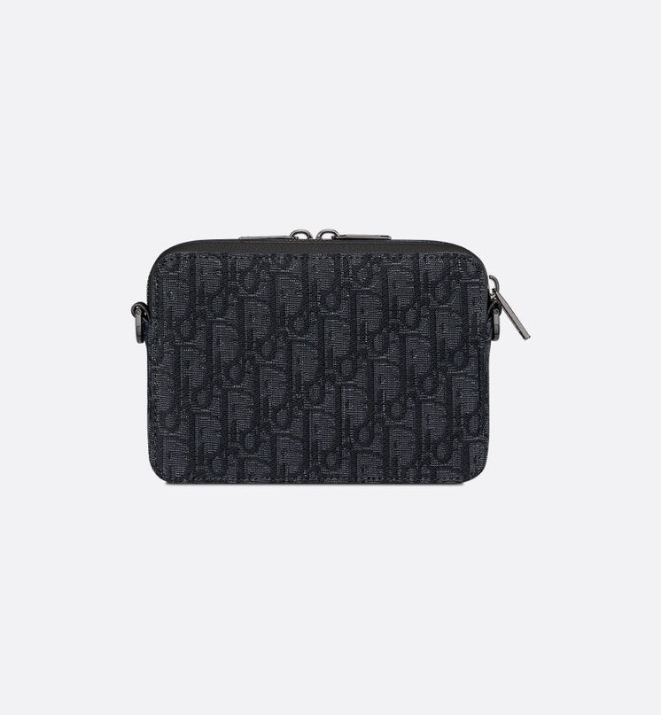 Pochette zippée à bandoulière Dior Noir