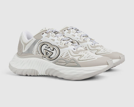 BASKETS GUCCI RIPPLE POUR HOMME - GRIS