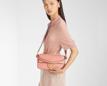 Sac Fendi Baguette - Rose
