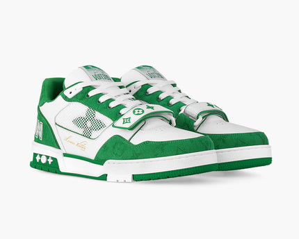 Sneaker LV Trainer Velcro Green