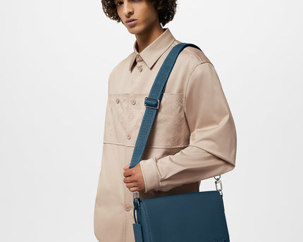 Sac messenger Takeoff - LV - Bleu