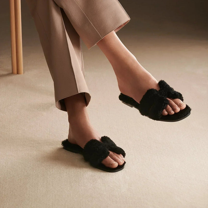 Sandales Oran - Noir - Hermes