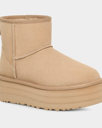 Botte UGG Classic Mini À Platforme - Beige