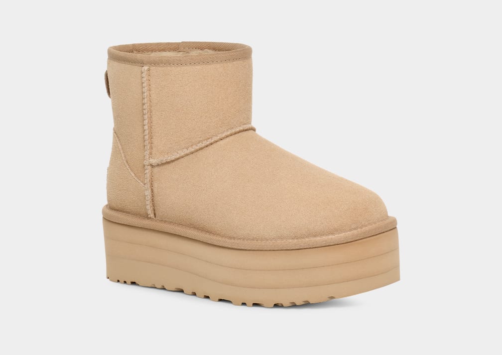 Botte UGG Classic Mini À Platforme - Beige
