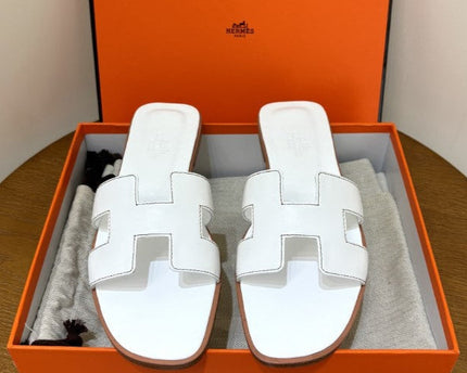Hermes - Claquettes Blanc