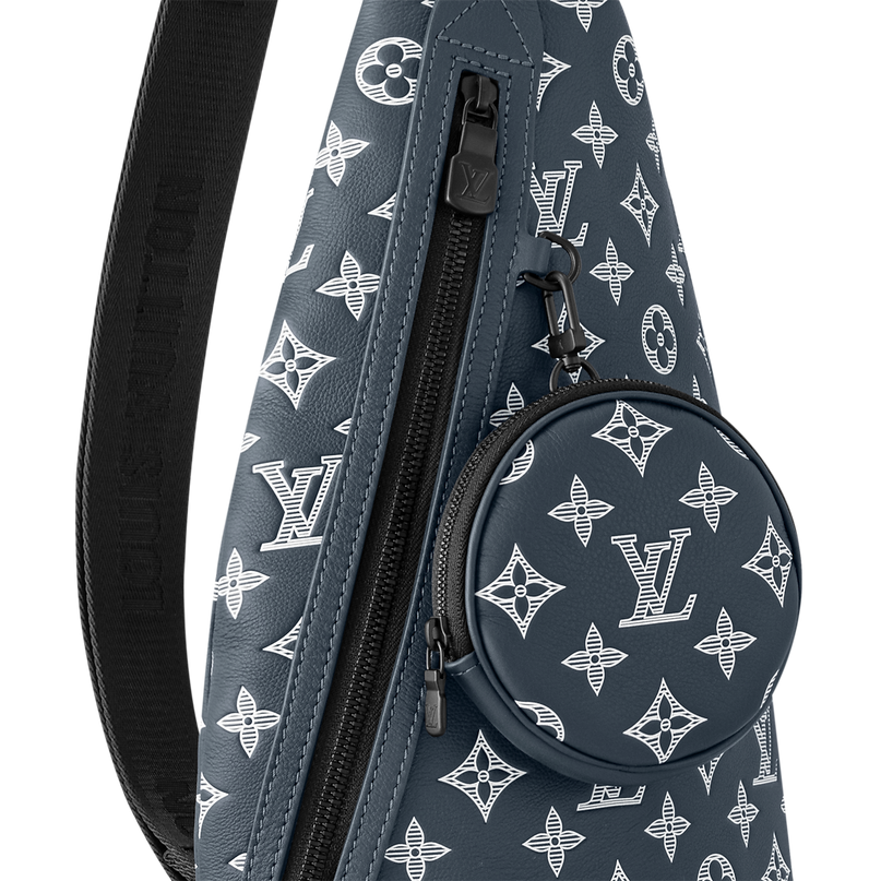 Sac sling Duo - LV - Bleu nuit