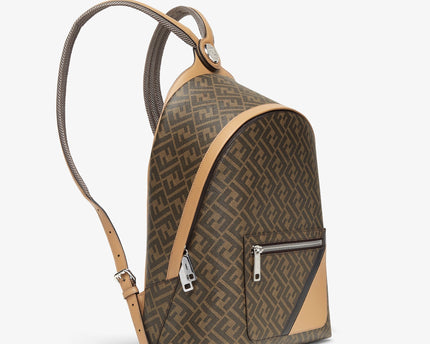 Fendi Chiodo Medium Fendi Diagonal - Marron