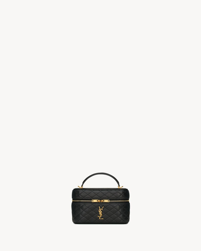 GABY VANITY BAG EN CUIR D’AGNEAU - YSL - NOIR