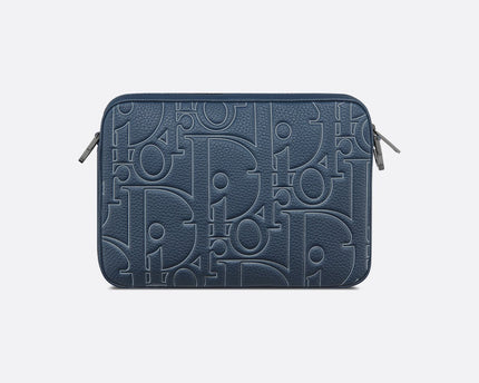 Triple Pouch Saddle Dior - Bleu