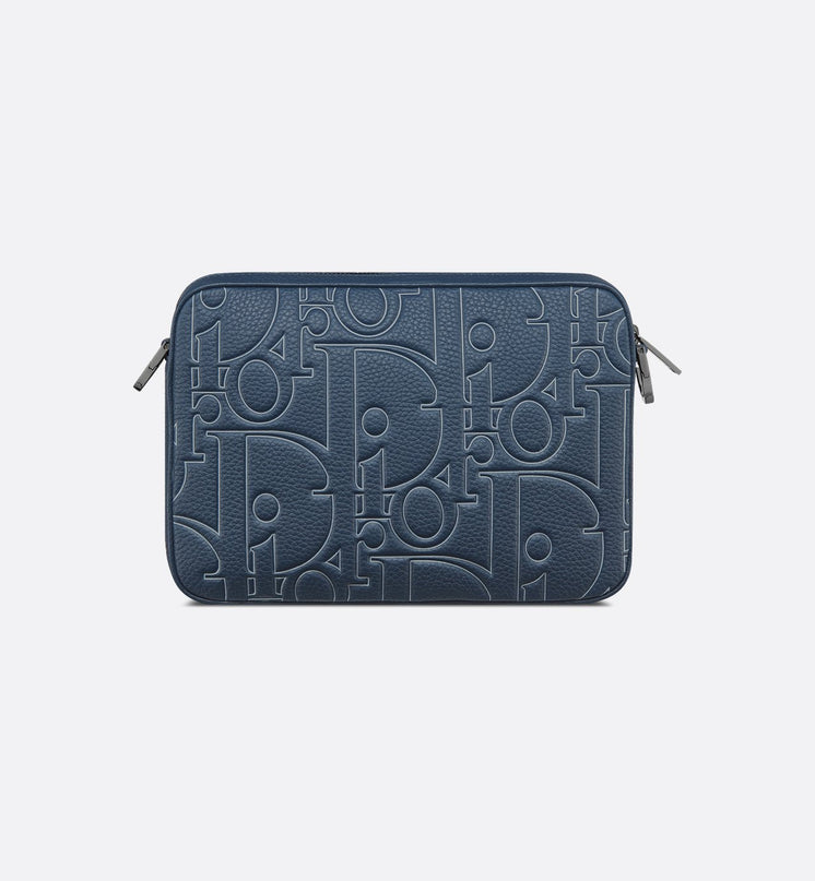 Triple Pouch Saddle Dior - Bleu