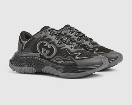 BASKETS GUCCI RIPPLE POUR HOMME  - NOIR