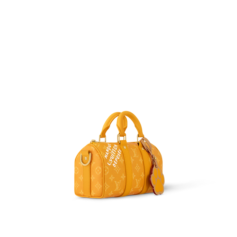 Sac Keepall Bandoulière 25 - LV - Jaune