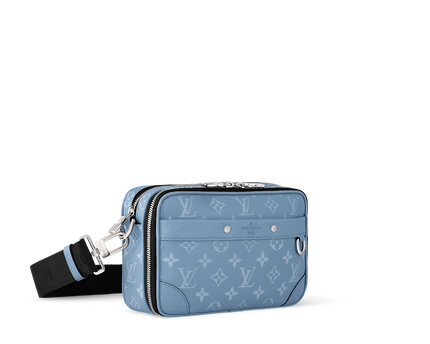 Sac Alpha Messenger - LV - Bleu ciel