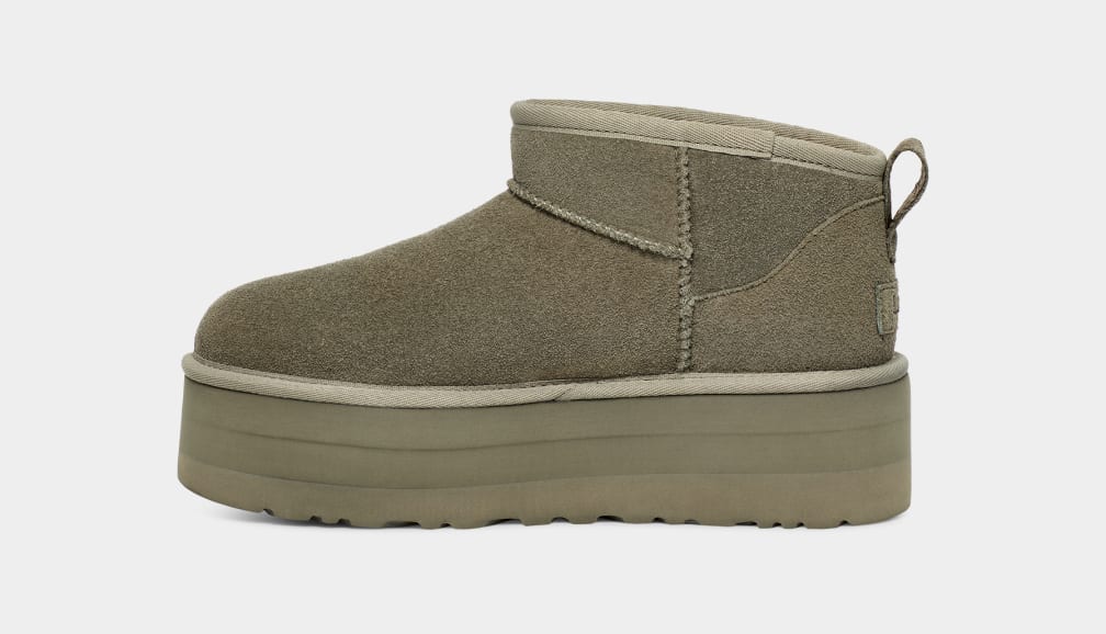 Botte UGG Classic Ultra Mini À Plateforme - Vert