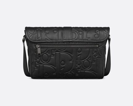 Sac Messenger à rabat Dior Daily Medium - Noir
