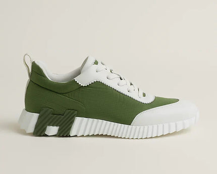 Sneakers Hermès matcha / blanc