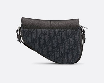 Mini sac Saddle Dior - Noir