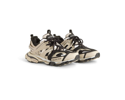 SNEAKER TRACK EN BEIGE/NOIR