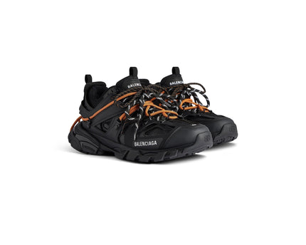 SNEAKER TRACK TRAIL LACES POUR HOMME EN NOIR/ORANGE