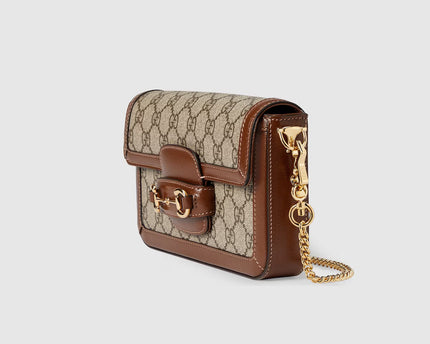 Sac à épaule Gucci Horsebit 1955 Soft petit format