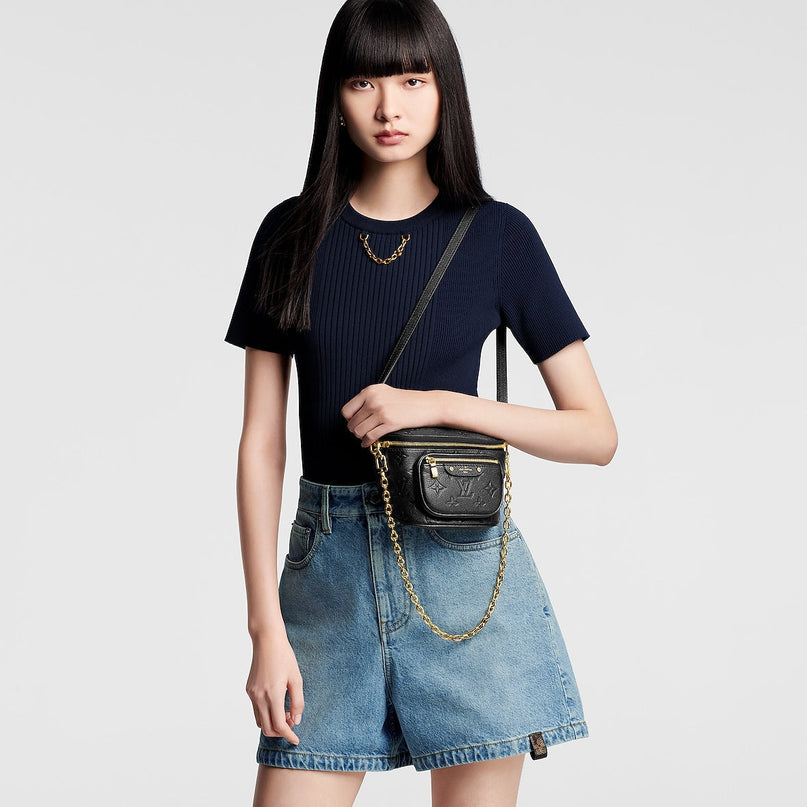 Mini Bumbag - LV - Full Noir