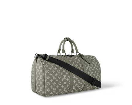 Sac Keepall Bandoulière 50 - LV -  Vert kaki