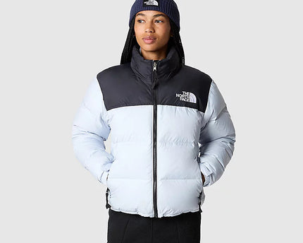 White Retro Nuptse 700 Pour Femme