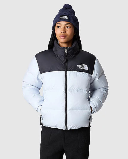 White Retro Nuptse 700 Pour Femme