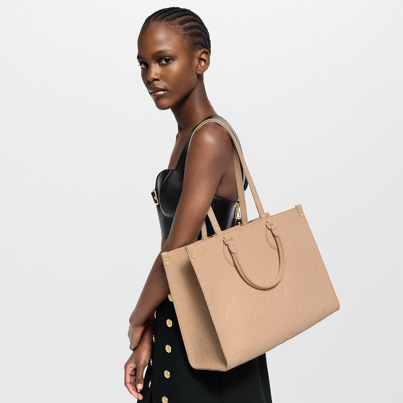 Cabas OnTheGo MM - LV - Full Beige