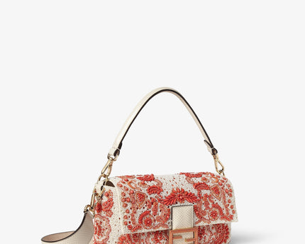 Sac Fendi Baguette - Rouge Blanc