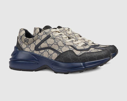 BASKETS GUCCI RHYTON - BLEU