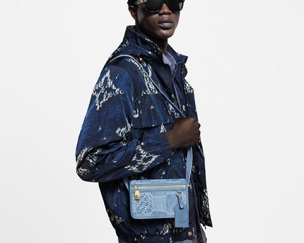 Portefeuille Bosphore Wearable - LV - Bleu jeans