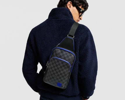 Sac Avenue Slingbag - LV - Noir bleu