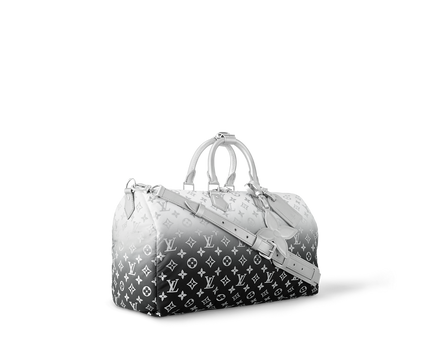Sac Keepall Bandoulière 45 - LV - Blanc Noir