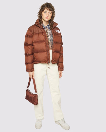 Brown Retro Nuptse 700 Pour Femme TNF