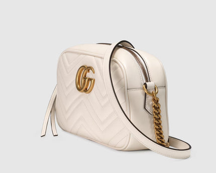 Sac pour appareil photo GG Marmont petit format - Blanc