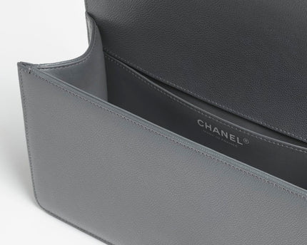 SAC BOY CHANEL GRIS