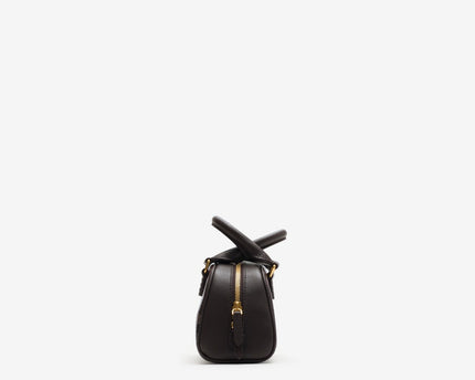 Mini sac bowling Highlands Noir - BURBERRY