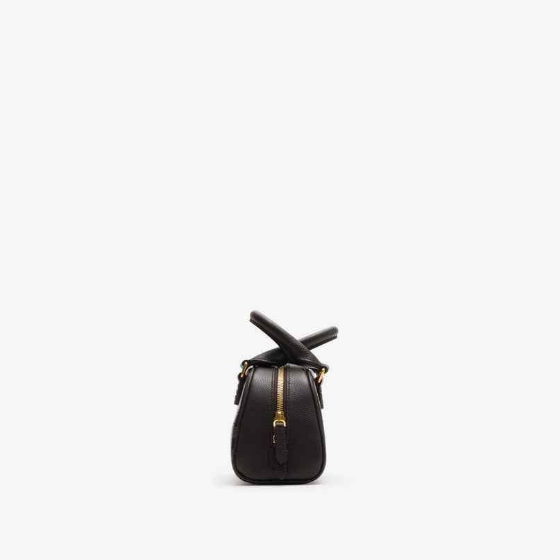Mini sac bowling Highlands Noir - BURBERRY