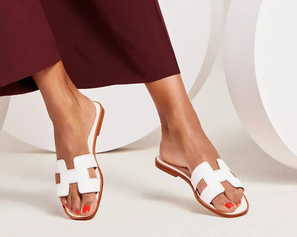 Sandales Oran - Blanc - Hermes