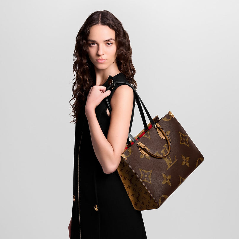 Cabas OnTheGo MM - LV - Marron