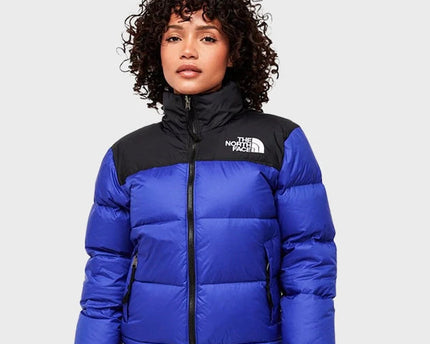 Blue Retro Nuptse 700 Pour Femme Bleu