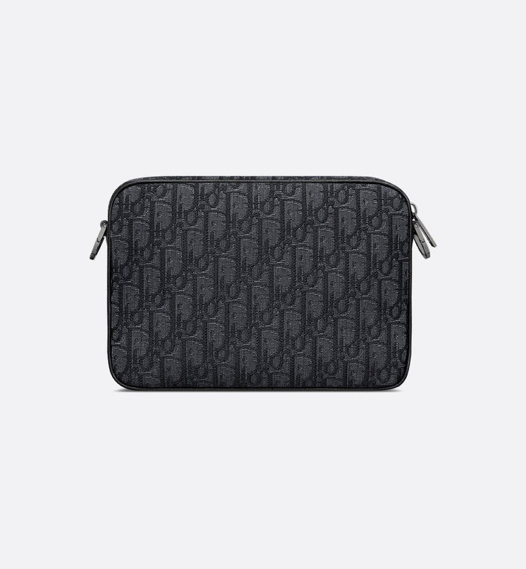 Triple Pouch Saddle Dior Noir