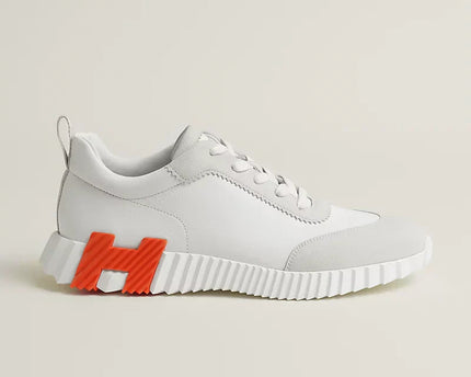Sneakers Hermès blanc / orange