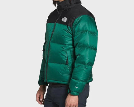 Green Retro Nuptse 700 Pour Homme