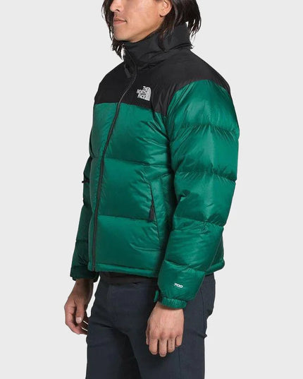 Green Retro Nuptse 700 Pour Homme